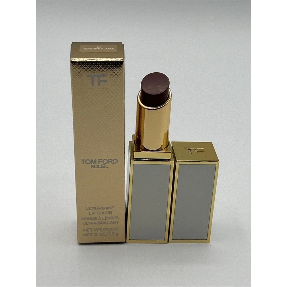 Tom Ford Soleil Ultra Shine Lip Color 27 ETE BRULANT .11oz Lipstick NEW